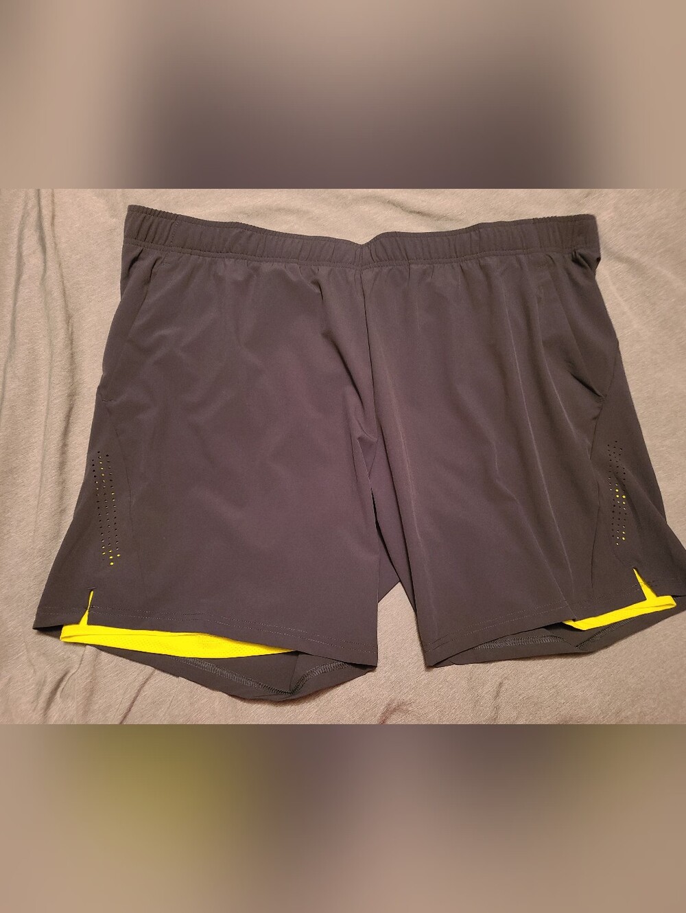 New Mens Athletic Works Shorts Swim Trunks 3X (48x50)